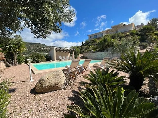 Apartment 1 Avec Piscine & Vue Sur La Baie D'ajaccio